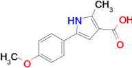 5-(4-Methoxyphenyl)-2-methyl-1H-pyrrole-3-carboxylic acid