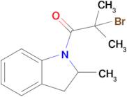 2-Bromo-2-methyl-1-(2-methylindolin-1-yl)propan-1-one