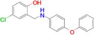 4-Chloro-2-(((4-phenoxyphenyl)amino)methyl)phenol