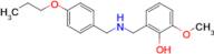 2-Methoxy-6-(((4-propoxybenzyl)amino)methyl)phenol