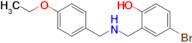 4-Bromo-2-(((4-ethoxybenzyl)amino)methyl)phenol