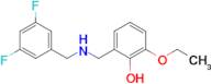 2-(((3,5-Difluorobenzyl)amino)methyl)-6-ethoxyphenol