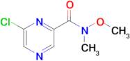 6-Chloro-N-methoxy-N-methylpyrazine-2-carboxamide