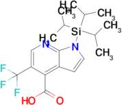 5-(Trifluoromethyl)-1-(triisopropylsilyl)-1H-pyrrolo[2,3-b]pyridine-4-carboxylic acid