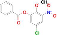 5-Chloro-2-methoxy-3-nitrophenyl benzoate