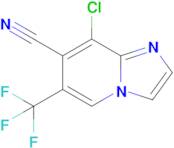 8-Chloro-6-(trifluoromethyl)imidazo[1,2-a]pyridine-7-carbonitrile