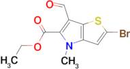 Ethyl 2-bromo-6-formyl-4-methyl-4H-thieno[3,2-b]pyrrole-5-carboxylate