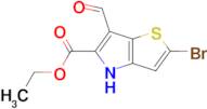 Ethyl 2-bromo-6-formyl-4H-thieno[3,2-b]pyrrole-5-carboxylate