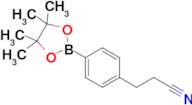 3-(4-(4,4,5,5-Tetramethyl-1,3,2-dioxaborolan-2-yl)phenyl)propanenitrile