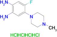 4-Fluoro-5-(4-methylpiperazin-1-yl)benzene-1,2-diamine tetrahydrochloride