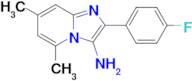 2-(4-Fluorophenyl)-5,7-dimethylimidazo[1,2-a]pyridin-3-amine