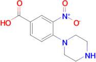 3-Nitro-4-(piperazin-1-yl)benzoic acid