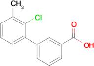 2'-Chloro-3'-methyl-[1,1'-biphenyl]-3-carboxylic acid