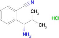(S)-2-(1-amino-2-methylpropyl)benzonitrile hydrochloride