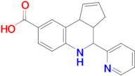 4-(Pyridin-2-yl)-3a,4,5,9b-tetrahydro-3H-cyclopenta[c]quinoline-8-carboxylic acid