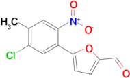 5-(5-Chloro-4-methyl-2-nitrophenyl)furan-2-carbaldehyde