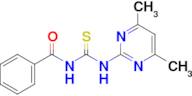 N-((4,6-dimethylpyrimidin-2-yl)carbamothioyl)benzamide