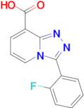 3-(2-Fluorophenyl)-[1,2,4]triazolo[4,3-a]pyridine-8-carboxylic acid