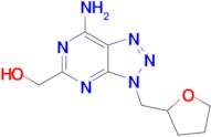 (7-Amino-3-((tetrahydrofuran-2-yl)methyl)-3H-[1,2,3]triazolo[4,5-d]pyrimidin-5-yl)methanol