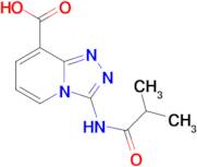 3-Isobutyramido-[1,2,4]triazolo[4,3-a]pyridine-8-carboxylic acid