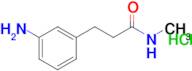 3-(3-Aminophenyl)-N-methylpropanamide hydrochloride