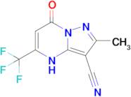 2-methyl-7-oxo-5-(trifluoromethyl)-4H,7H-pyrazolo[1,5-a]pyrimidine-3-carbonitrile