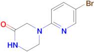 4-(5-Bromopyridin-2-yl)piperazin-2-one