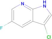 3-Chloro-5-fluoro-1H-pyrrolo[2,3-b]pyridine