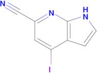 4-iodo-1H-pyrrolo[2,3-b]pyridine-6-carbonitrile