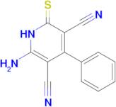 6-Amino-4-phenyl-2-thioxo-1,2-dihydropyridine-3,5-dicarbonitrile