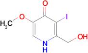 2-(Hydroxymethyl)-3-iodo-5-methoxypyridin-4(1H)-one