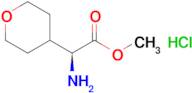 Methyl (S)-2-amino-2-(tetrahydro-2H-pyran-4-yl)acetate hydrochloride