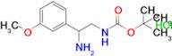 Tert-butyl (2-amino-2-(3-methoxyphenyl)ethyl)carbamate hydrochloride