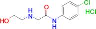 N-(4-chlorophenyl)-2-((2-hydroxyethyl)amino)acetamide hydrochloride