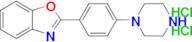 2-(4-(Piperazin-1-yl)phenyl)benzo[d]oxazole dihydrochloride