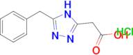 2-(5-Benzyl-4H-1,2,4-triazol-3-yl)acetic acid hydrochloride