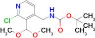 Tert-butyl ((2-chloro-3-(dimethoxymethyl)pyridin-4-yl)methyl)carbamate