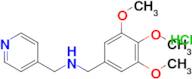 1-(Pyridin-4-yl)-N-(3,4,5-trimethoxybenzyl)methanamine hydrochloride