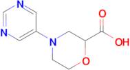 4-(Pyrimidin-5-yl)morpholine-2-carboxylic acid