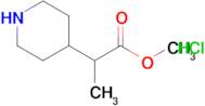 Methyl 2-(piperidin-4-yl)propanoate hydrochloride