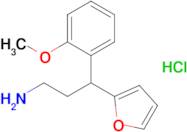 3-(Furan-2-yl)-3-(2-methoxyphenyl)propan-1-amine hydrochloride