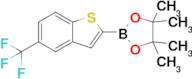 4,4,5,5-Tetramethyl-2-(5-(trifluoromethyl)benzo[b]thiophen-2-yl)-1,3,2-dioxaborolane