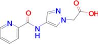 2-(4-(Picolinamido)-1H-pyrazol-1-yl)acetic acid