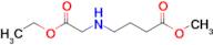 Methyl 4-((2-ethoxy-2-oxoethyl)amino)butanoate