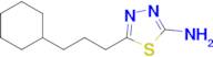 5-(3-Cyclohexylpropyl)-1,3,4-thiadiazol-2-amine