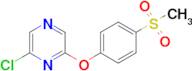 2-Chloro-6-(4-(methylsulfonyl)phenoxy)pyrazine