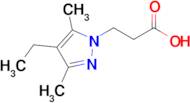 3-(4-Ethyl-3,5-dimethyl-1H-pyrazol-1-yl)propanoic acid