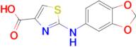 2-(Benzo[d][1,3]dioxol-5-ylamino)thiazole-4-carboxylic acid