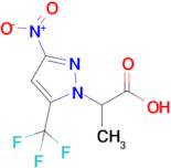 2-(3-Nitro-5-(trifluoromethyl)-1H-pyrazol-1-yl)propanoic acid