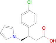 (R)-3-(4-chlorophenyl)-4-(1H-pyrrol-1-yl)butanoic acid